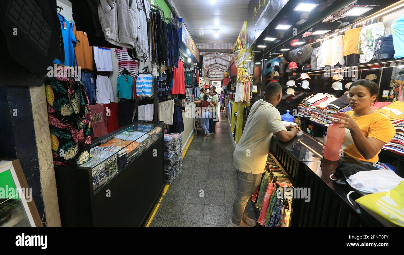 feira de santana, bahia, brésil 20 avril 2023 Commerce de produits