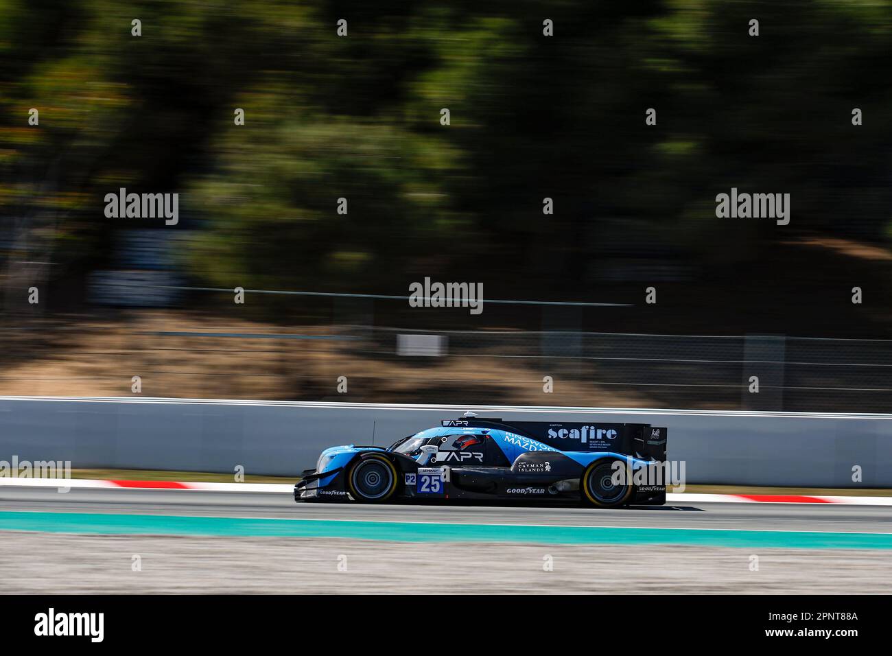 Montmelo, Espagne. 20th avril 2023. 25 SIMPSON Kyffin (usa), ALLEN James (aus), LYNN Alexander (gar), Algarve Pro Racing, Oreca Gibson 07 - Gibson, action pendant les 4 heures de Barcelone 2023, 1st tour de la série européenne le Mans 2023 sur le circuit de Barcelone-Catalunya de 21 avril à 23, 2023 à Montmelo, Espagne - photo Xavi Bonilla/DPPI crédit: DPPI Media/Alay Live News Banque D'Images