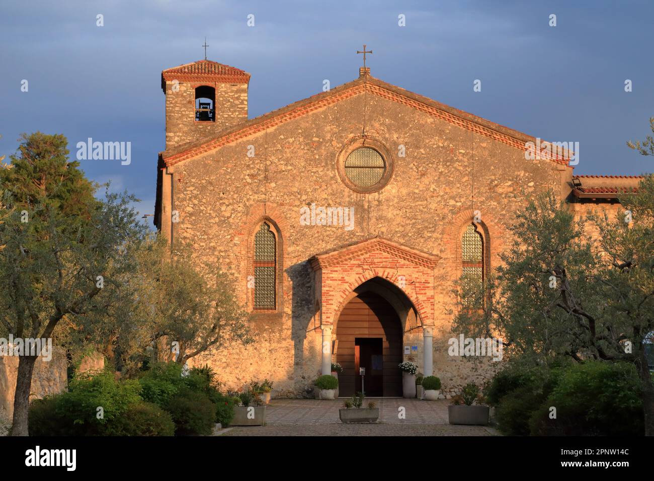 Sanctuaire de la Madonna del Carmine (Santuario della Madonna del Carmine), San Felice del Benaco Banque D'Images