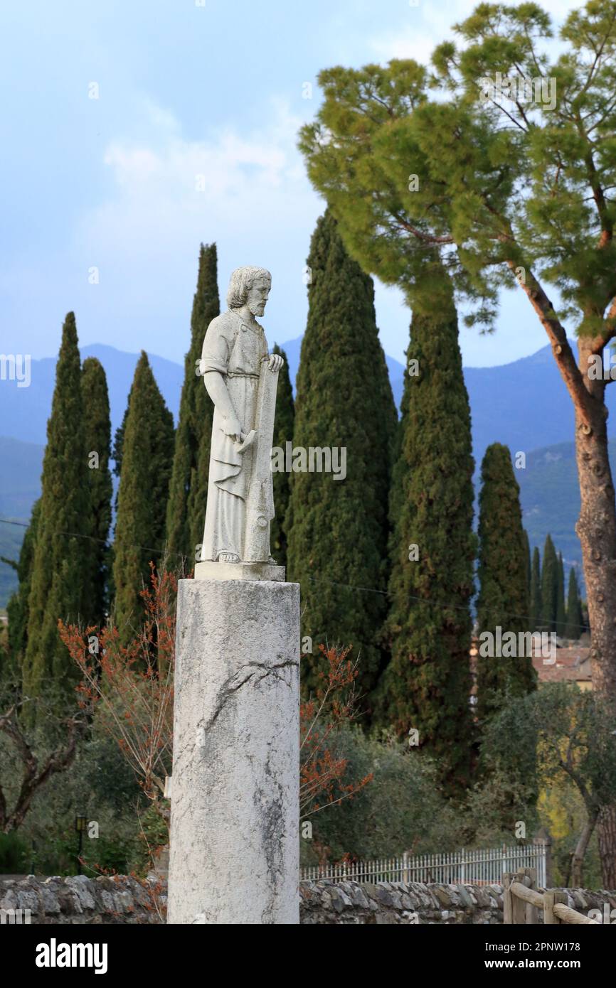 Sanctuaire de la Madonna del Carmine (Santuario della Madonna del Carmine), San Felice del Benaco Banque D'Images