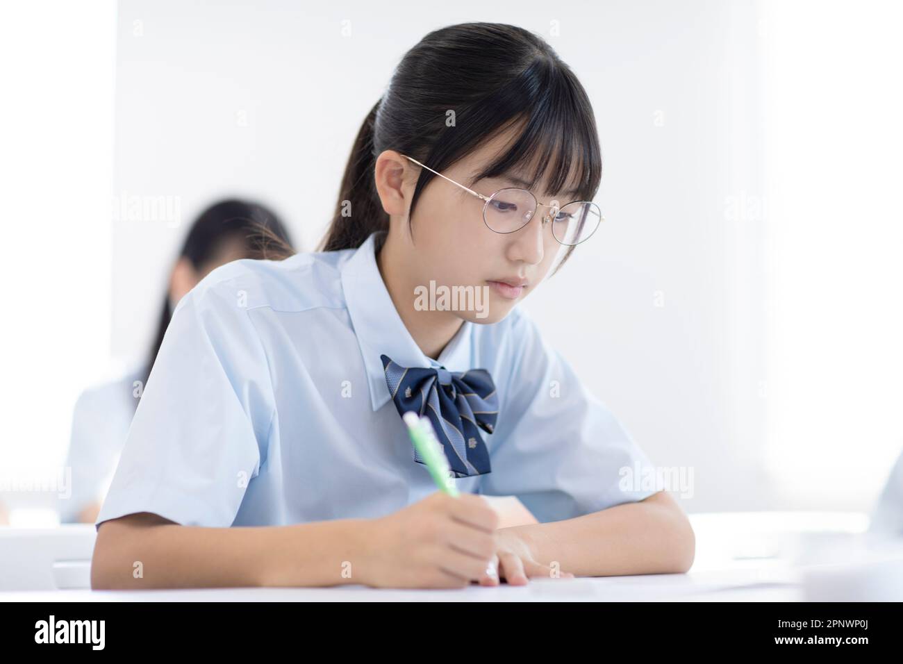 Les élèves du secondaire qui suivent une classe Banque D'Images