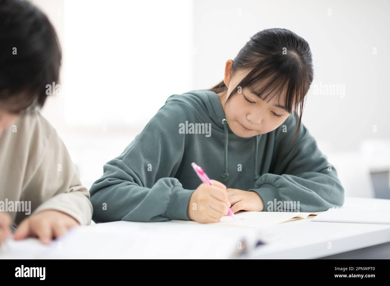 Les élèves du secondaire qui suivent une classe Banque D'Images