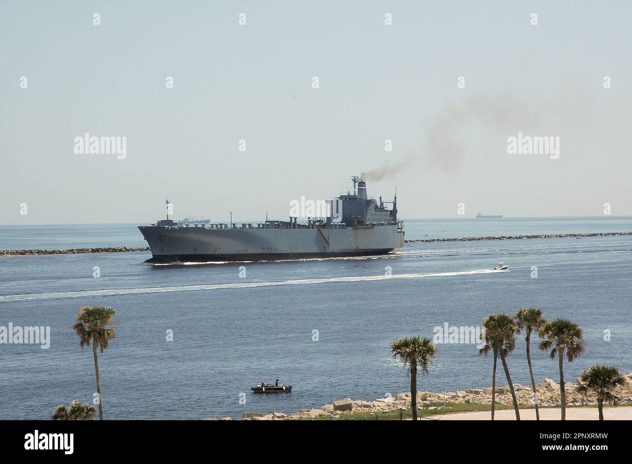Le bateau militaire Mayport amarré à Flordia Banque D'Images