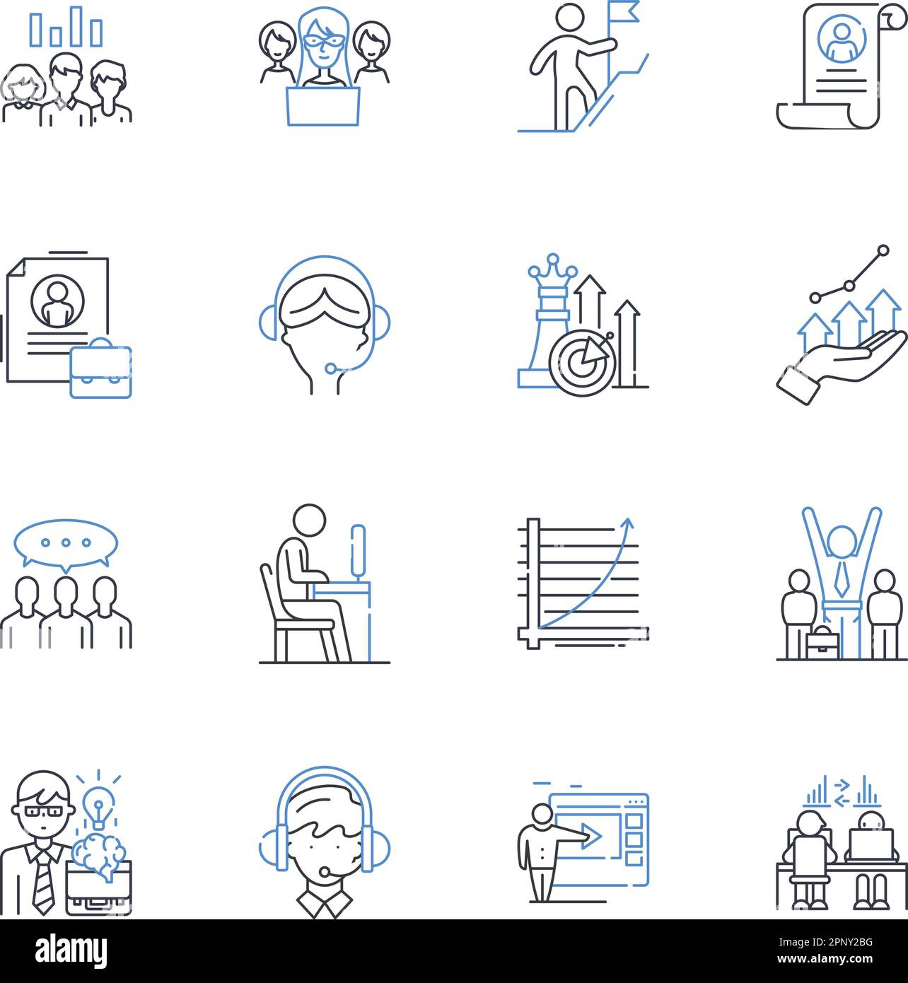 Collection d'icônes de ligne de procédure de tâche. Étapes, processus, méthode, flux de travail, liste de contrôle, Routine, vecteur système et illustration linéaire. Protocole,procédure Illustration de Vecteur