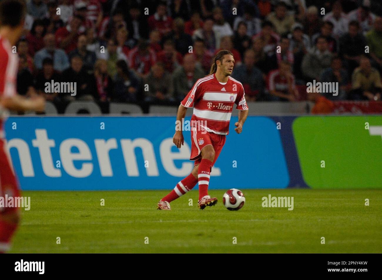 Martin Demichelis Aktion Fußball Bundesliga Testspiel 1.FC Köln - FC Bayern München 3:1, 31.7.2007 Banque D'Images