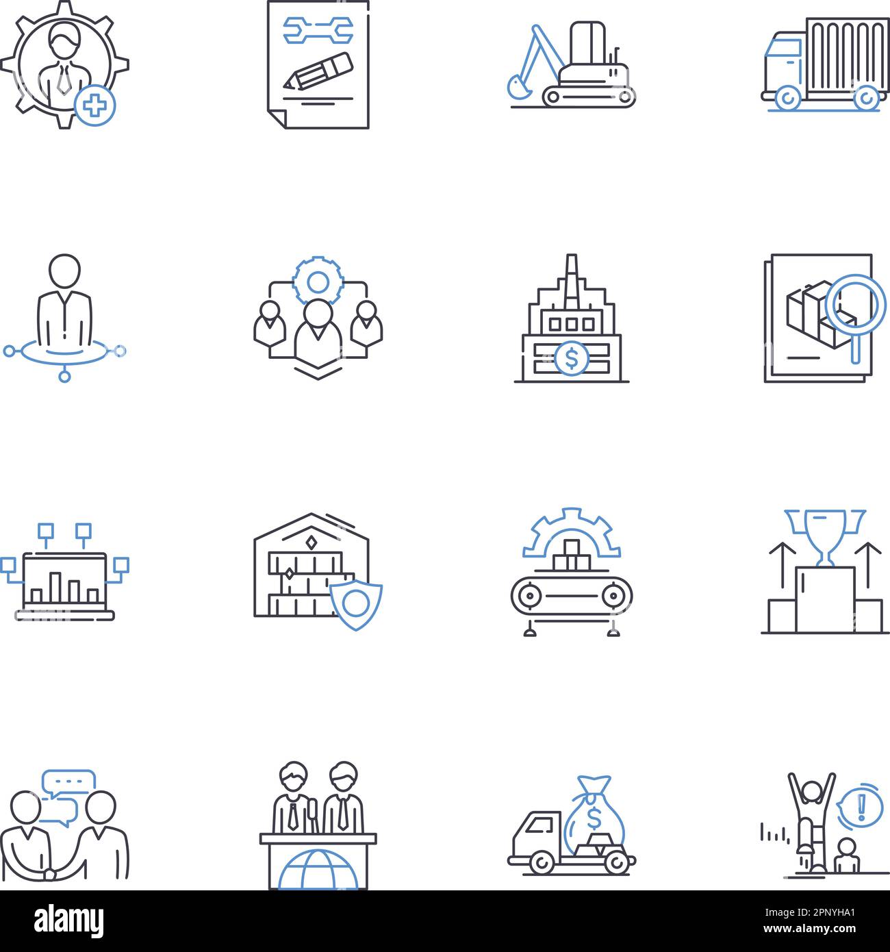 Collection d'icônes de ligne de technologie de l'information. Cybersécurité, programmation, logiciel, intelligence artificielle, Big Data, Cloud Computing, vecteur Nerk Illustration de Vecteur