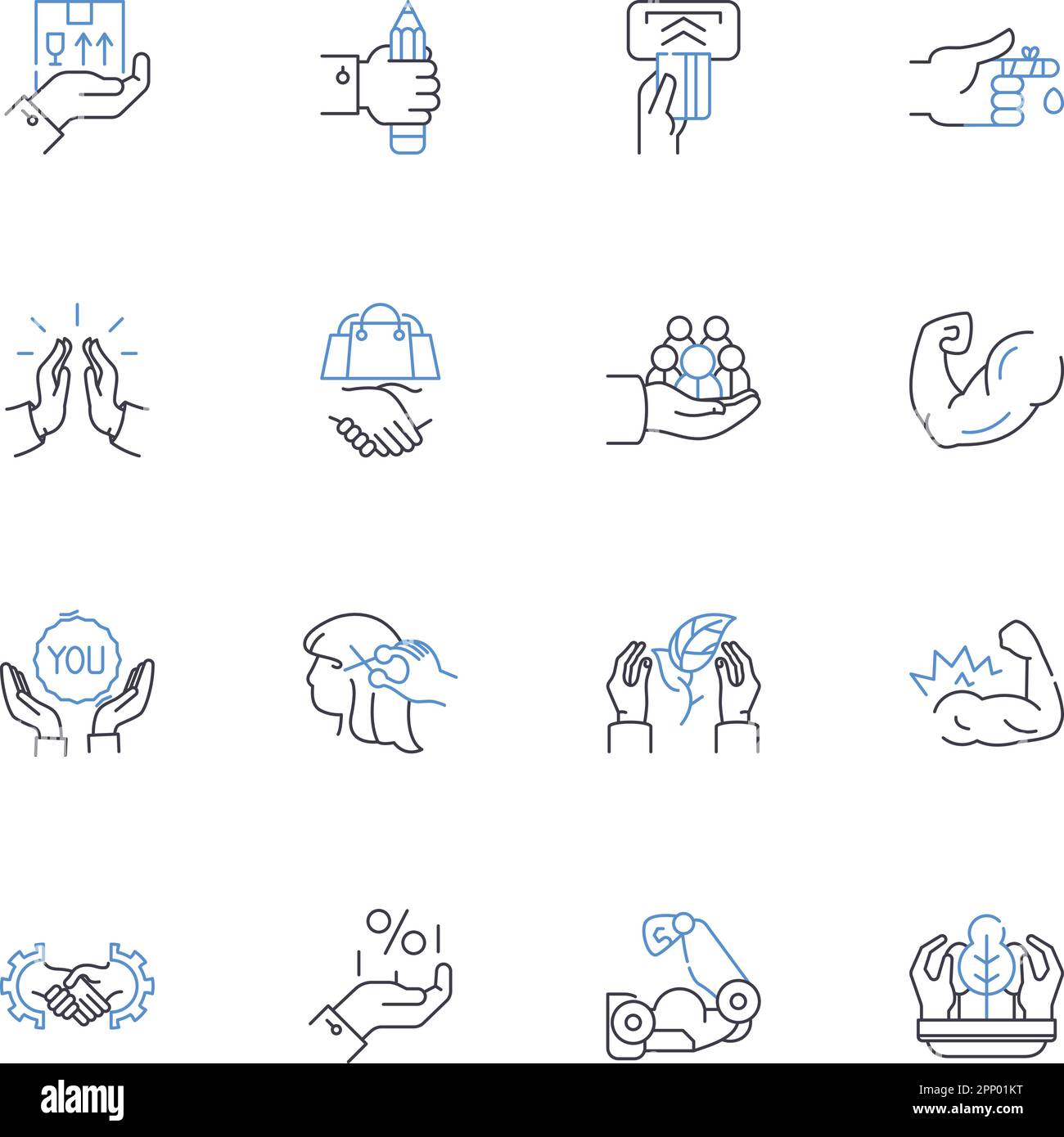 Collection d'icônes de ligne multipliées. Produit, facteur, calcul, augmentation, Double, Triple, Quadruple vecteur et illustration linéaire. Multiplicand Illustration de Vecteur