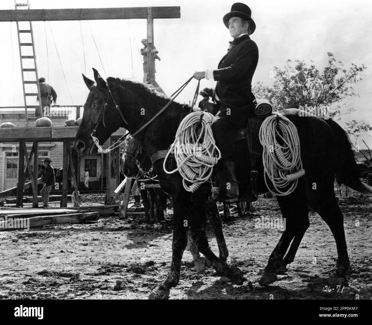 JAMES STEWART À BANDOLERO ! 1968 réalisateur ANDREW V. McLAGLEN musique Jerry Goldsmith XXème siècle Fox Banque D'Images