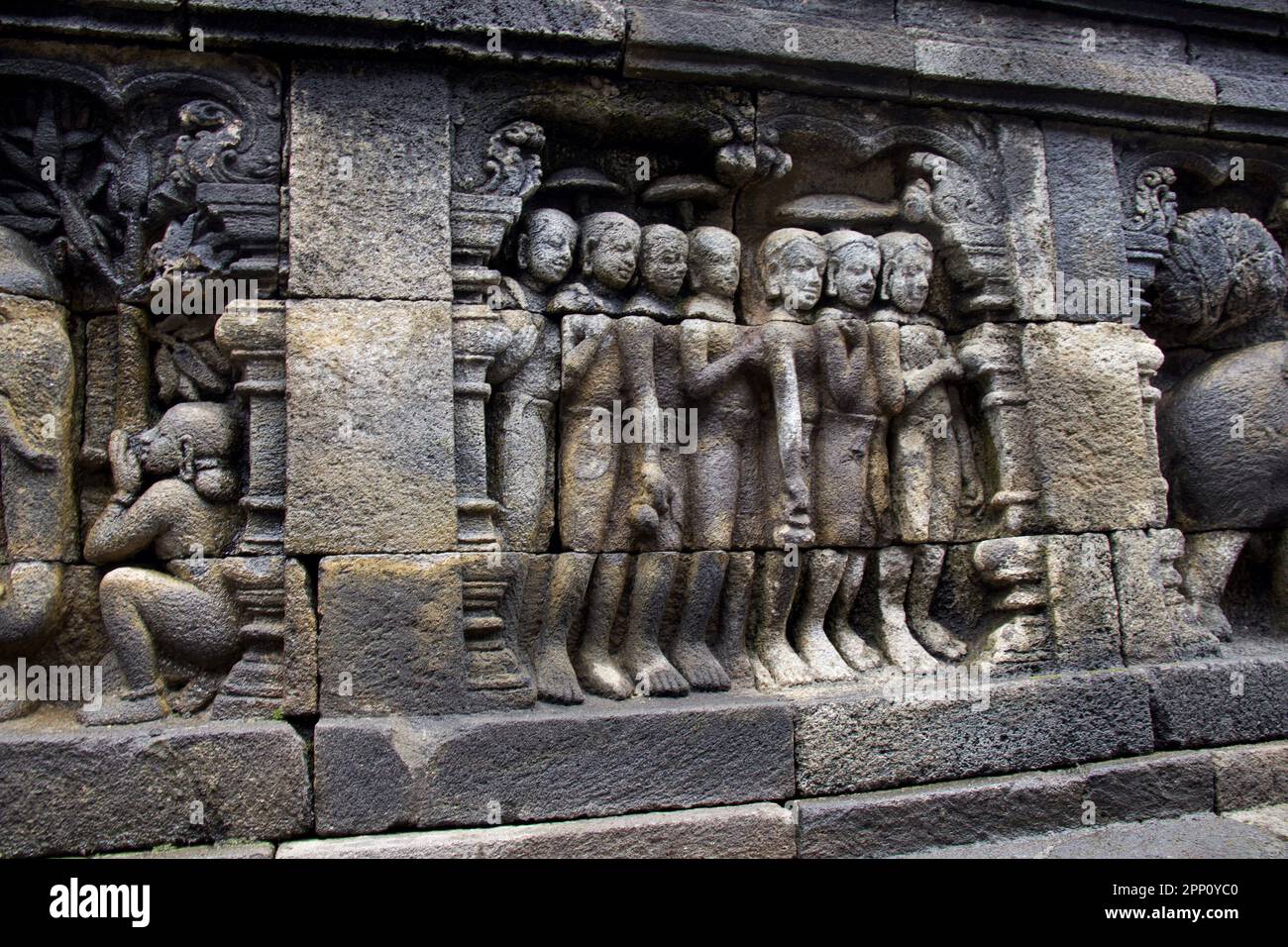 Site de l'UNESCO : Temple Borobudur Banque D'Images