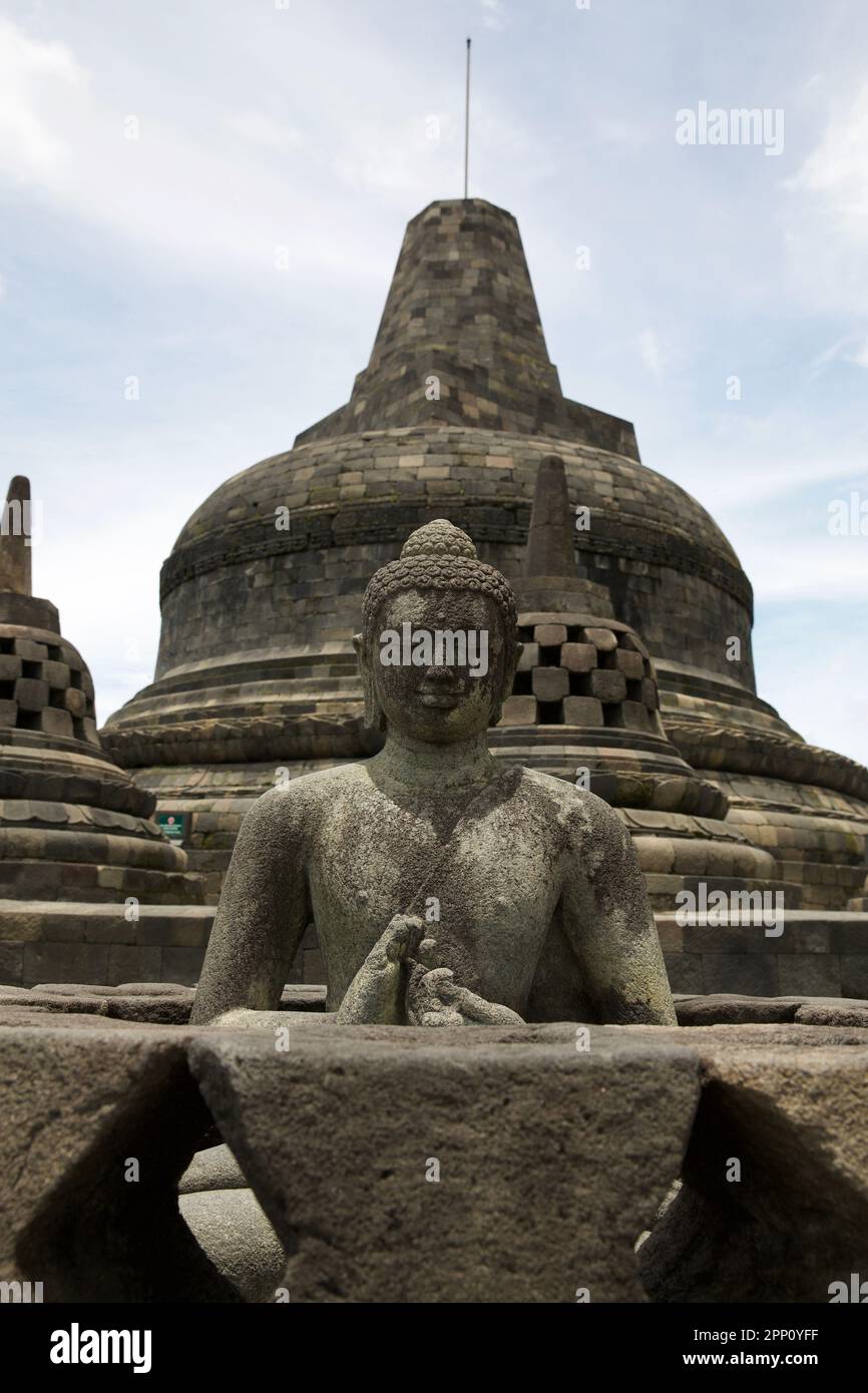 Site de l'UNESCO : Temple Borobudur Banque D'Images