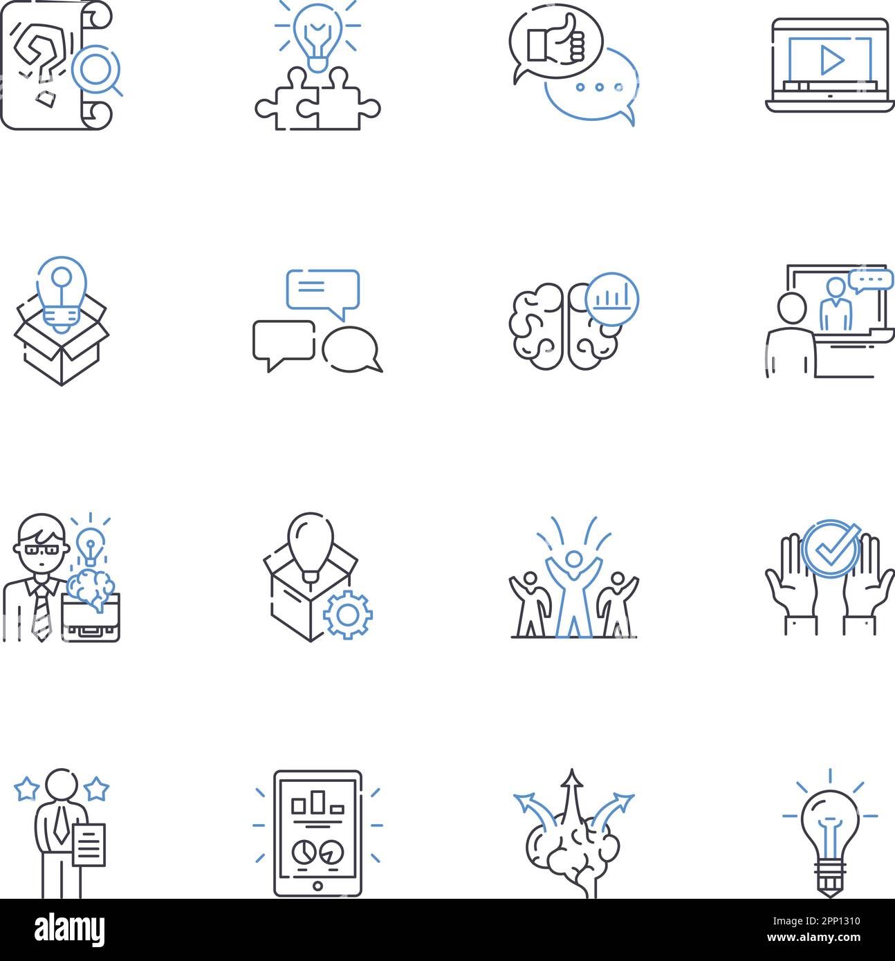 Trier la collection d'icônes de ligne. Organiser, organiser, ordonner, classer, classer, Systématiser, vecteur de structure et illustration linéaire. Séparer, diviser Illustration de Vecteur