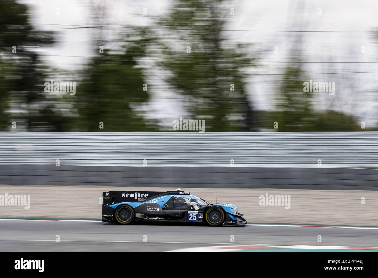 25 SIMPSON Kyffin (usa), ALLEN James (aus), LYNN Alexander (gar), Algarve Pro Racing, Oreca Gibson 07 - Gibson, action pendant les 4 heures de Barcelone 2023, 1st tour de la série européenne le Mans 2023 sur le circuit de Barcelone-Catalunya de 21 avril à 23, 2023 à Montmelo, Espagne - photo: Xavi Bonilla/DPPI/LiveMedia Banque D'Images