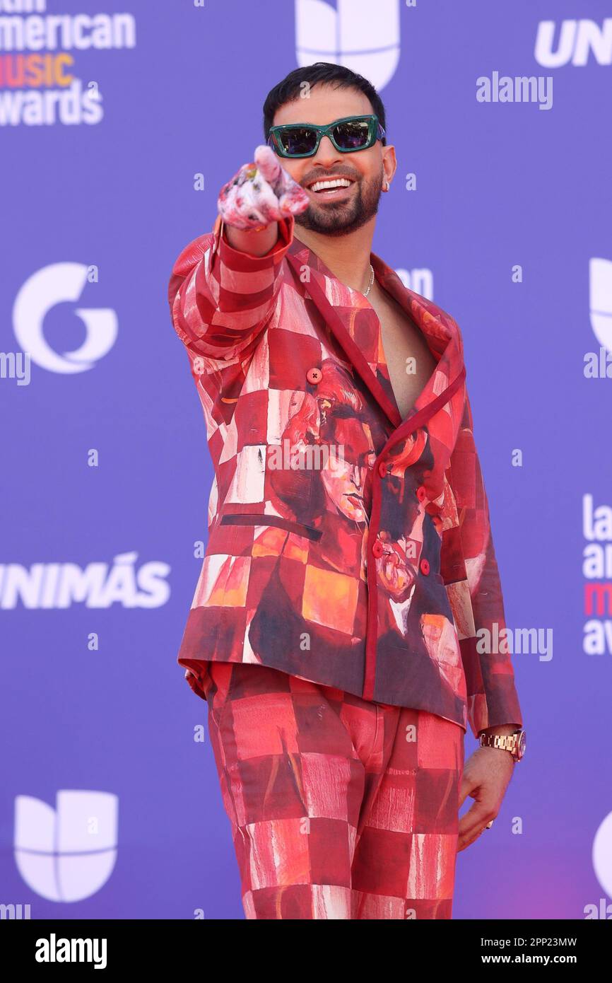 Las Vegas, Nevada, États-Unis. 20th avril 2023. Justin Quiles à l'arrivée pour les Latino-américains Music Awards - arrivées 2, MGM Grand Garden Arena, Las Vegas, NV 20 avril 2023. Crédit : JA/Everett Collection/Alay Live News Banque D'Images