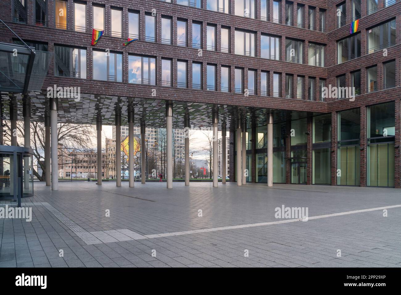 Big Krankenkasse dans le centre-ville de Dortmund Banque D'Images