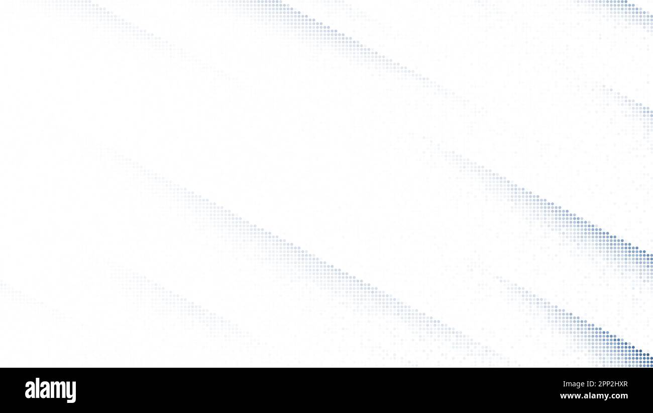 Motifs de forme de ligne de dégradé bleu abstrait sur blanc avec espace de copie. Arrière-plan en pointillés pour le modèle, la brochure, la carte de visite, la page Web, etc Banque D'Images