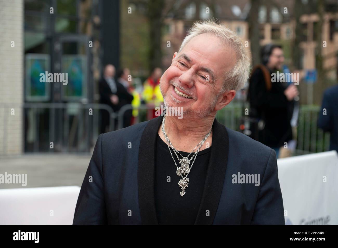 Marl, Allemagne. 21st avril 2023. Helmut ZERLETT, musicien, tapis rouge, spectacle tapis rouge, arrivée, Arrivée, 59th présentation du Prix Adolf Grimme Prix Adolf Grimme Prix Grimme à Marl, 21 avril 2023. Ã¥Â crédit: dpa/Alay Live News Banque D'Images