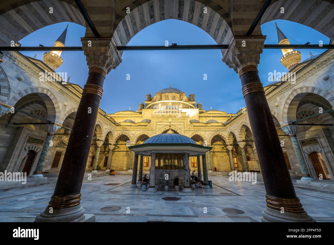 Mosquée Bayezid II, Fatih, Istanbul, Turquie Banque D'Images