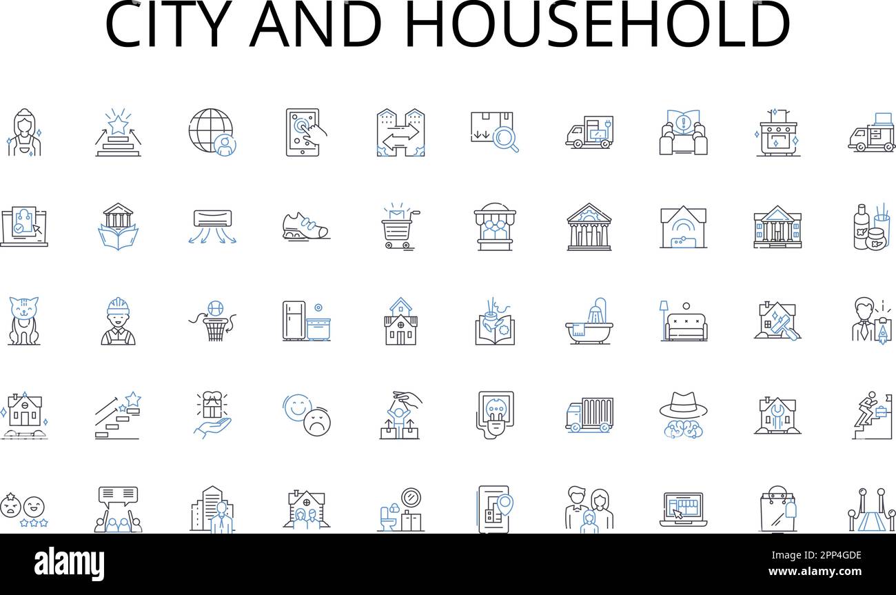 Collection d'icônes de la ville et de la famille. Acupuncture, Aromatherapy, chiropractie, guérison énergétique, herborisme, Homéopathie, vecteur d'hypnothérapie et Illustration de Vecteur