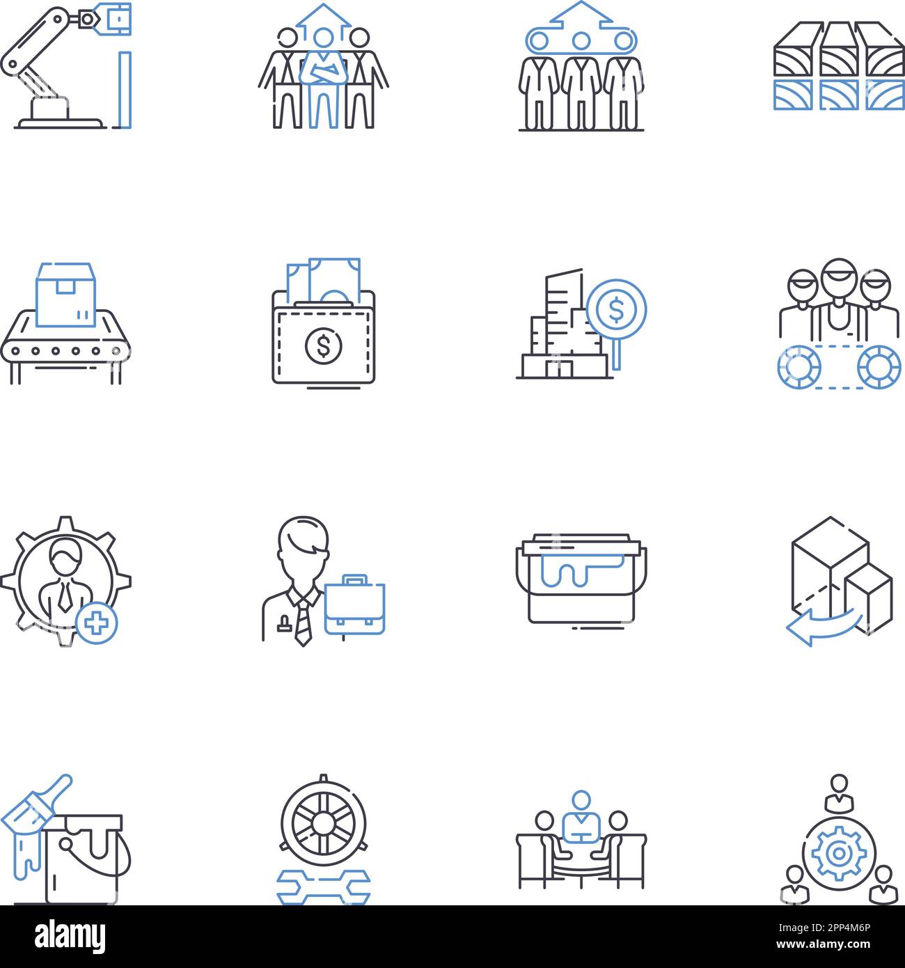 Collection d'icônes de ligne de structure de marque. Structure, Organisation, couches, hiérarchique, Infrastructure, Architecture, vecteur Blueprint et linéaire Illustration de Vecteur