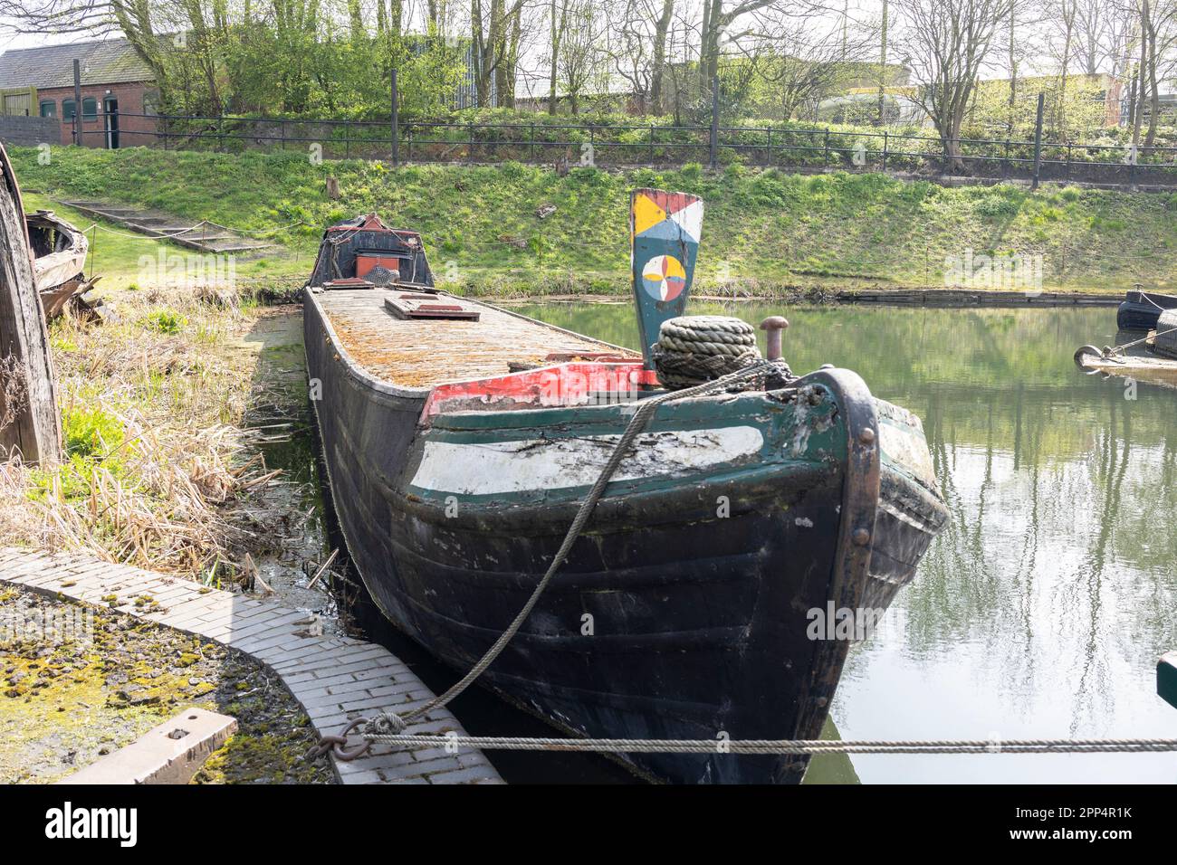 Bateau étroit, musée vivant de campagne noire, Dudley, West midlands Banque D'Images