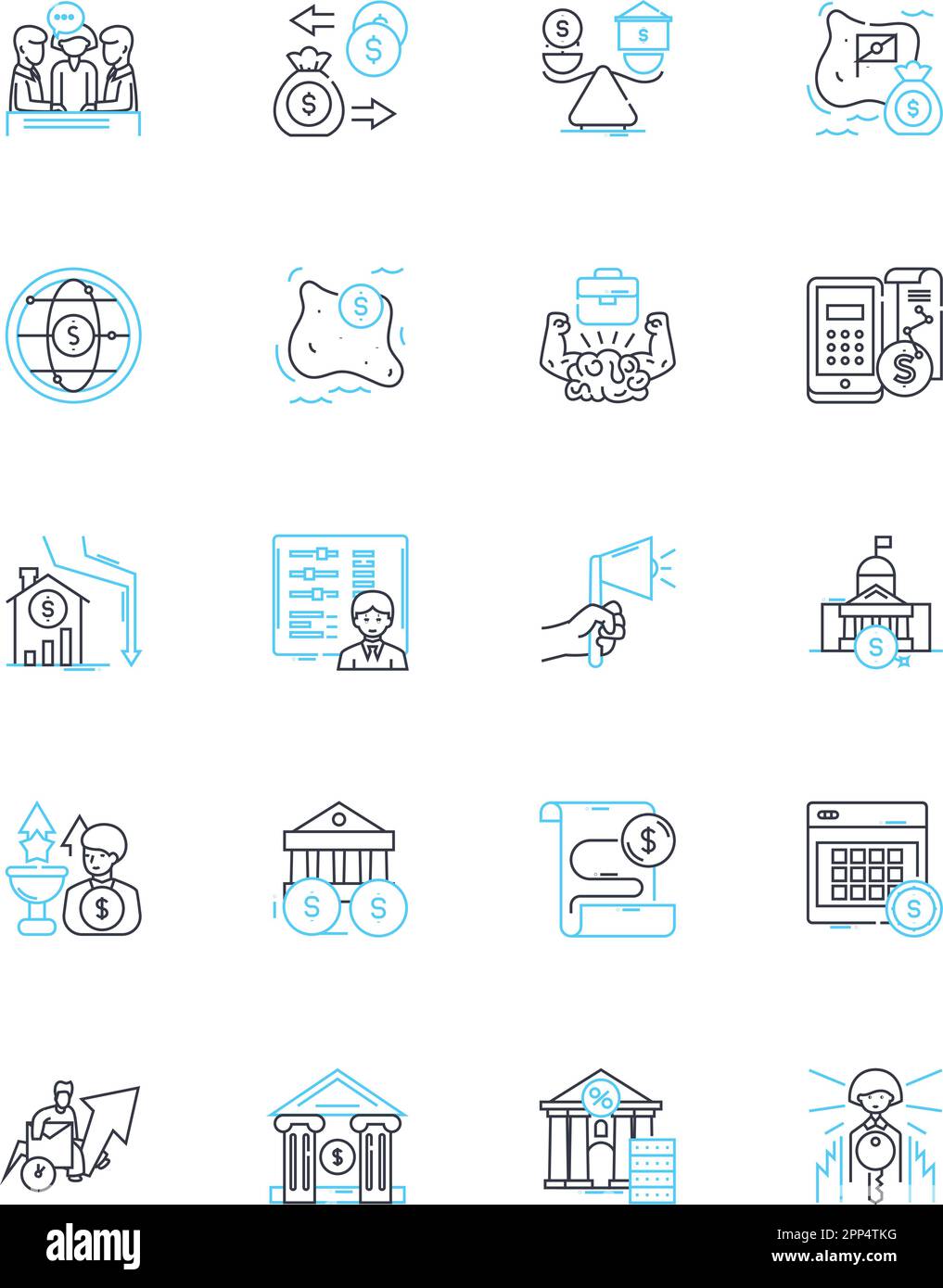 Jeu d'icônes linéaires de taxe d'accise. Accise, taxe, consommation, revenu, indirect, Panneaux de fonction, vecteur de ligne d'imposition et de concept. Importation,Fabrication,alcool Illustration de Vecteur