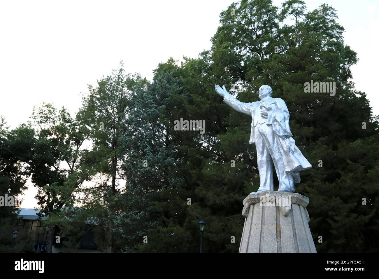 Monument à Vladimir Lénine dans le parc, Primorsko-Akhtarsk, Russie Banque D'Images