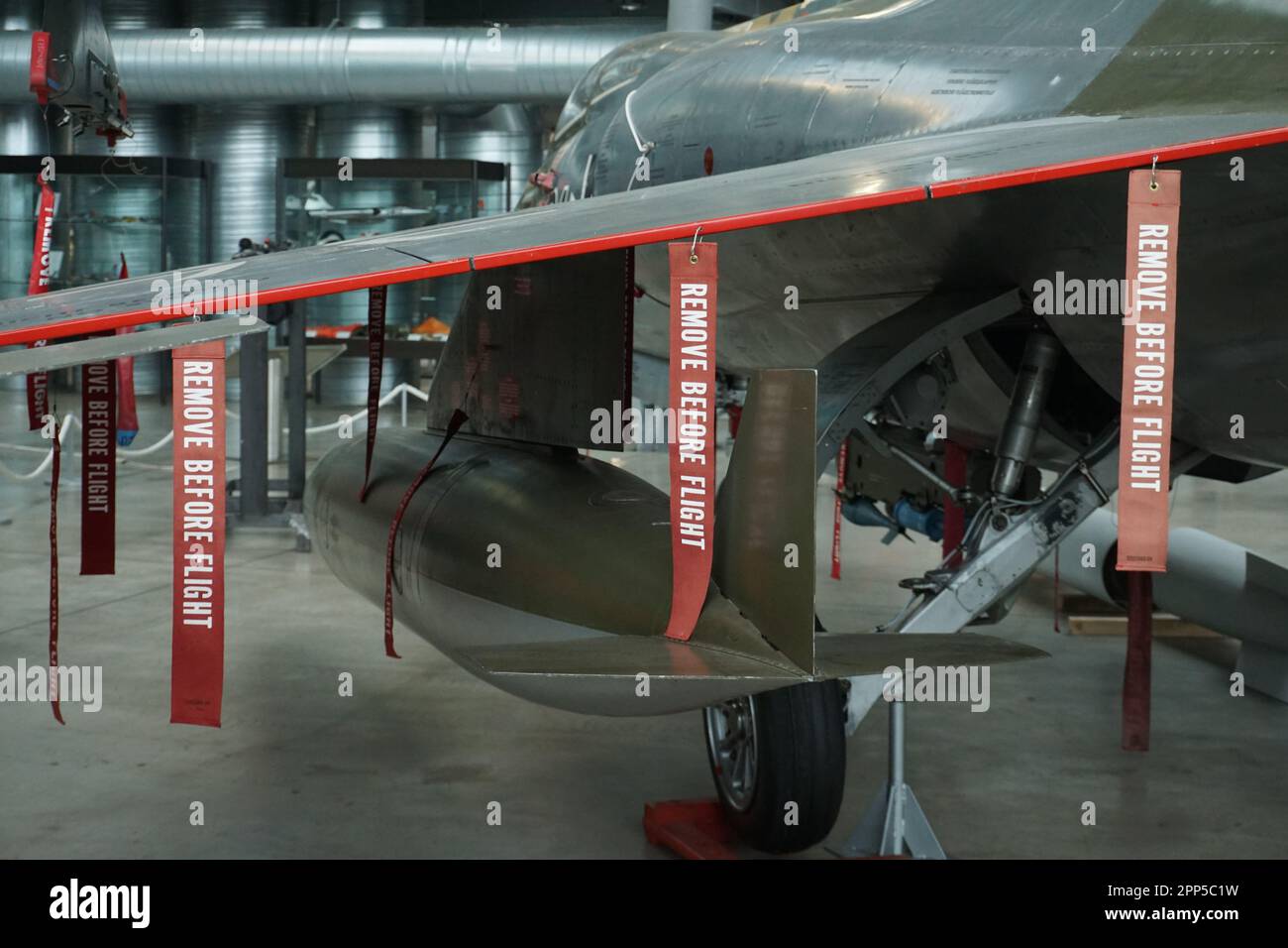 Aile de l'avion de chasse Banque D'Images