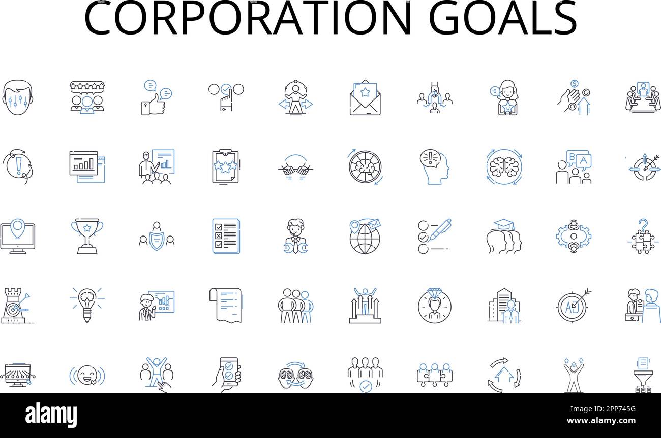 Collection d'icônes de ligne d'objectifs de la société. Attitudes, conformité, persuasion, préjugés, stéréotypes, Estime de soi, vecteur d'empathie et linéaire Illustration de Vecteur