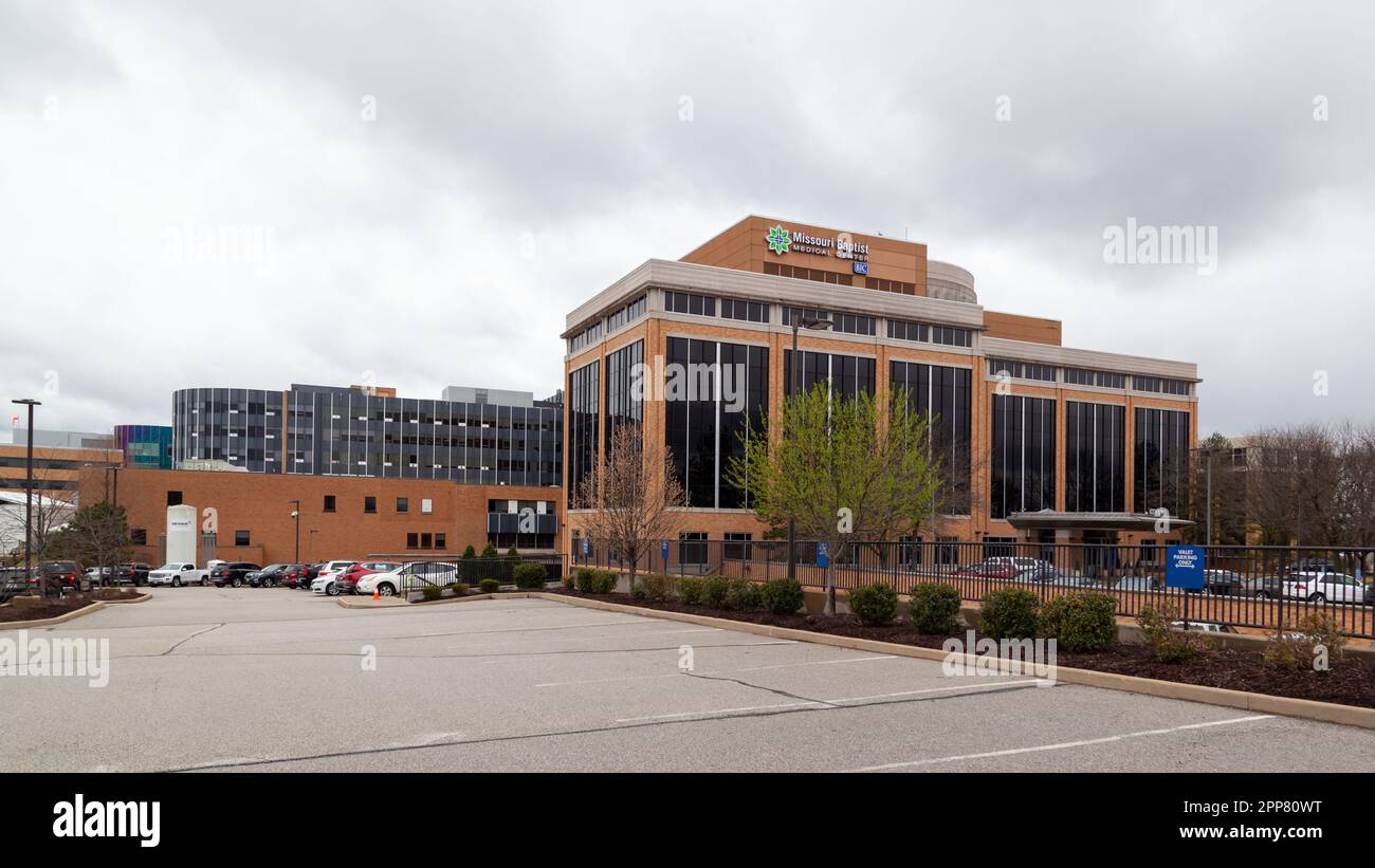 Missouri Baptist Medical Center à St Louis, MO, États-Unis. Banque D'Images