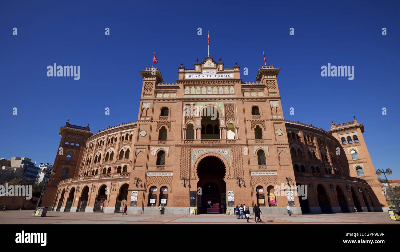 Toros de Plaza, Madrid Espagne Banque D'Images