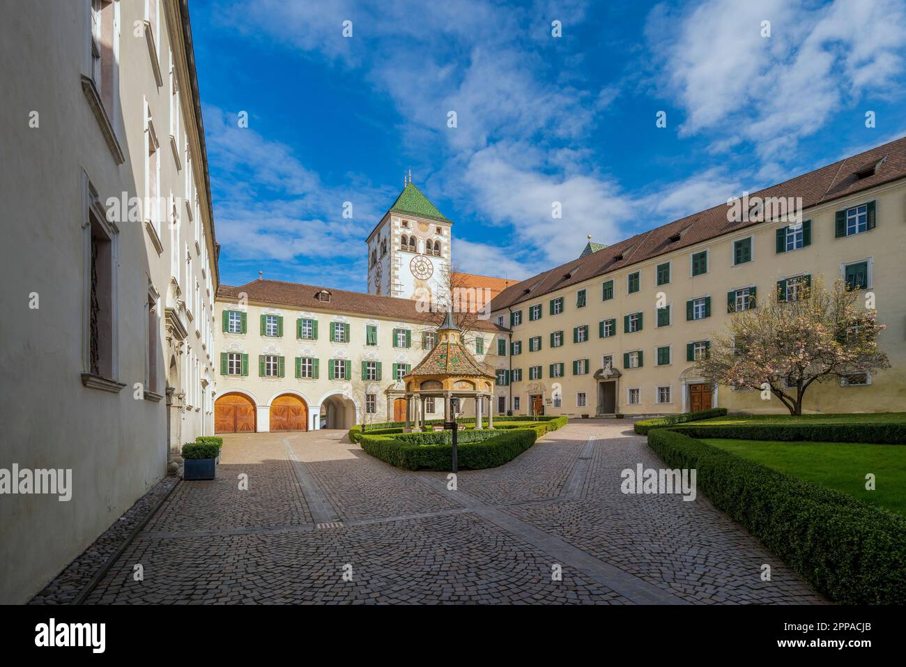 Abbaye de Neustift (Abbazia di Novacella), Neustift-Novacella, Trentin-Haut-Adige/Sudtirol, Italie Banque D'Images