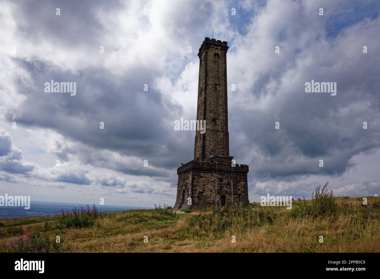 Monument Sir Robert Peel, Bury. Banque D'Images