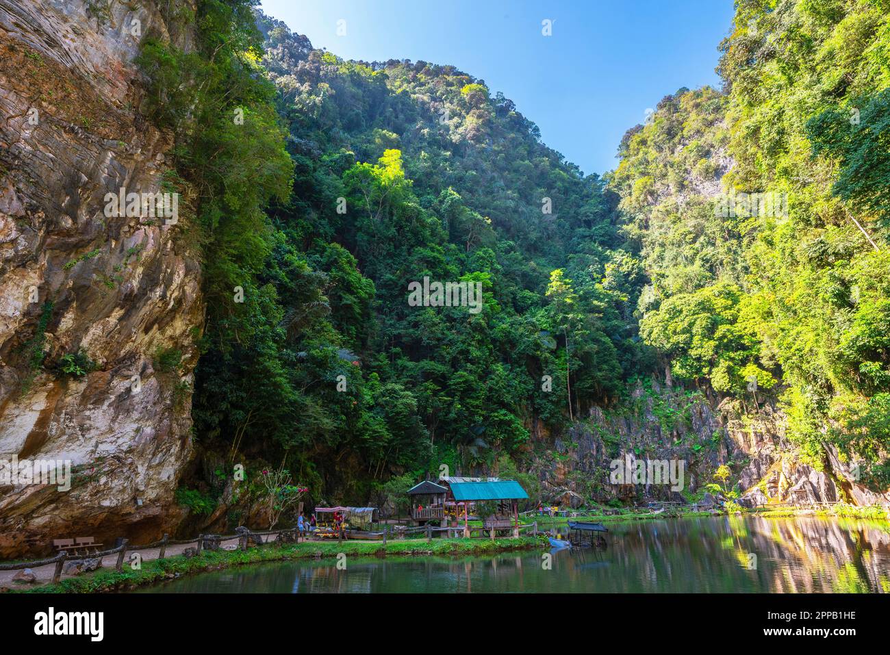 Qing Xin Ling Leisure & Cultural Village, Ipoh, Malaisie. Banque D'Images