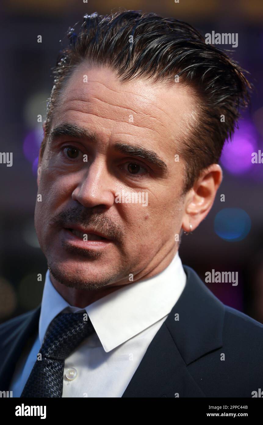 Londres, Royaume-Uni. 13th octobre 2022. Colin Farrell assiste à la première britannique des Banshees of Inishenin lors du BFI London film Festival 66th au Royal Festival Hall de Londres. (Photo de Fred Duval/SOPA Images/Sipa USA) crédit: SIPA USA/Alay Live News Banque D'Images