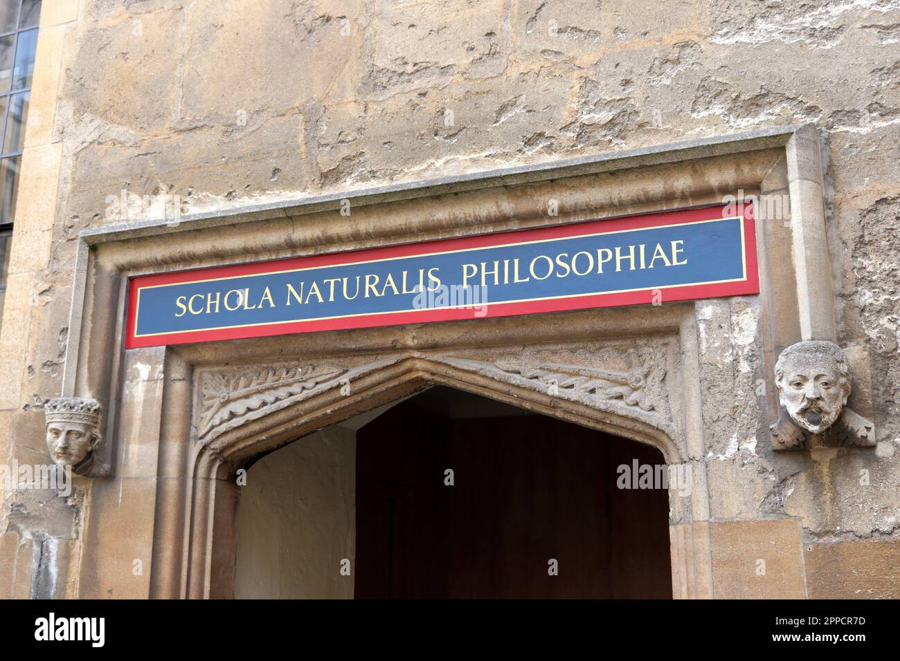 École de philosophie naturelle à la bibliothèque Bodleian de l'Université d'Oxford Banque D'Images