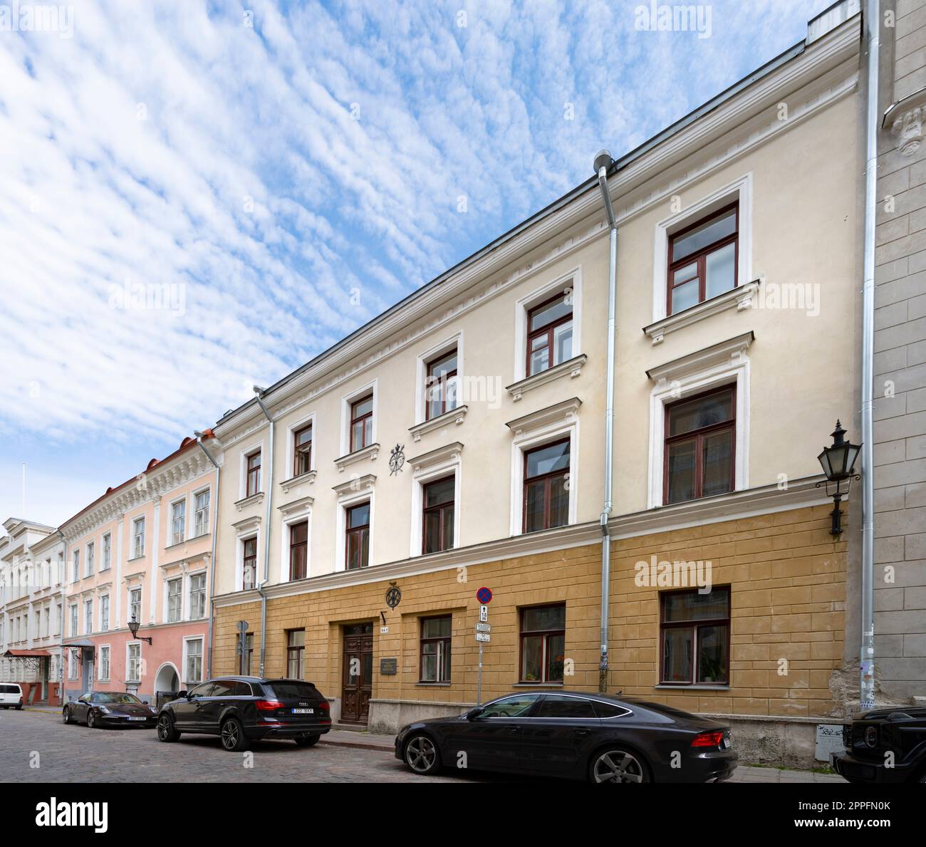 Chancellerie du Métropolite de Tallinn et Église orthodoxe du Patriarcat de Moscou Banque D'Images