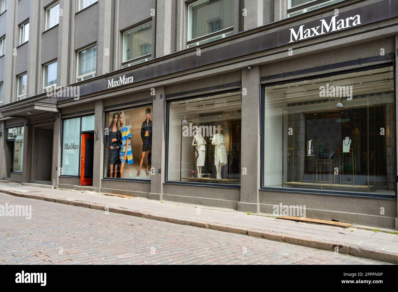 Max Mara Brand Shop dans le centre de Tallinn, Estonie Banque D'Images