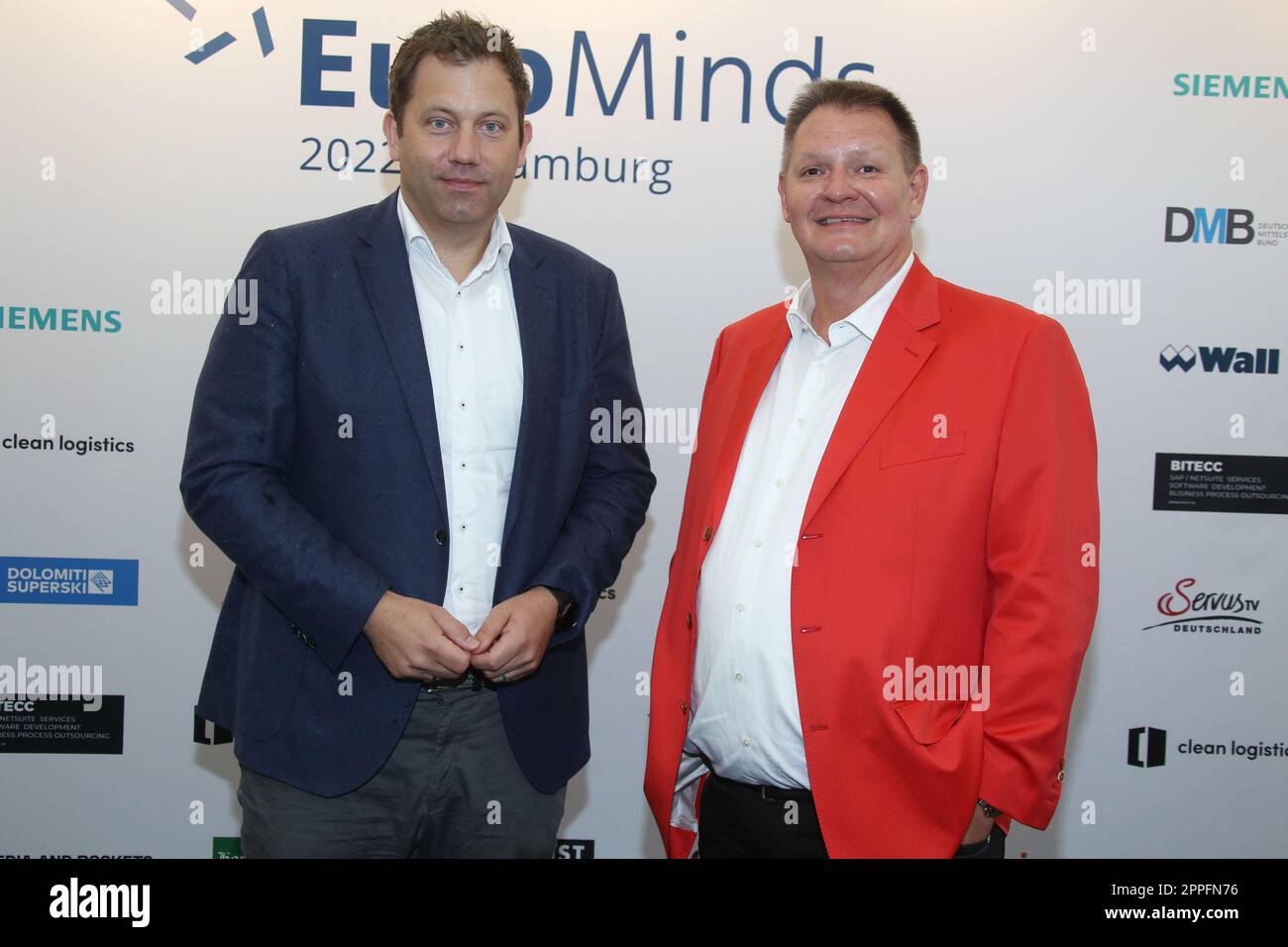 Lars Klimngbeil, SÃ¶ren Bauer, Eurominds Economic Summit, Bucerius Law School Hamburg, 01.07.2022 Banque D'Images