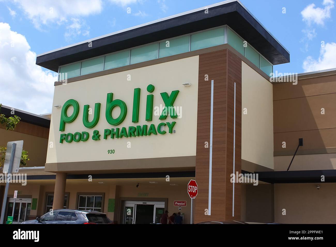 Magasin d'alimentation et pharmacie Publix à Miami, Floride, États-Unis Banque D'Images