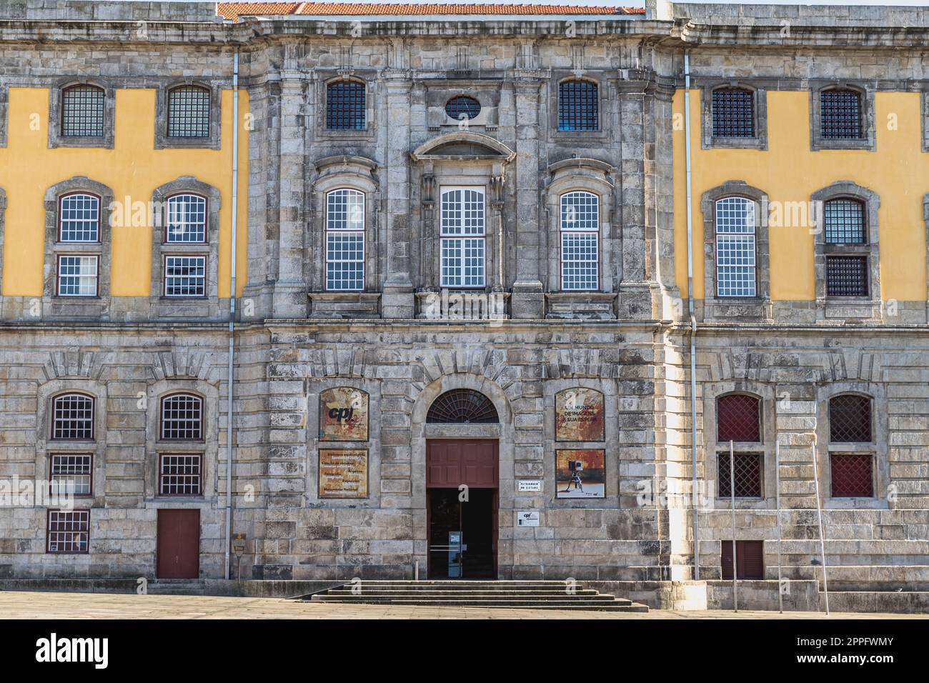 Façade du Musée portugais de l'électricité et de la photographie à Porto, Portugal Banque D'Images