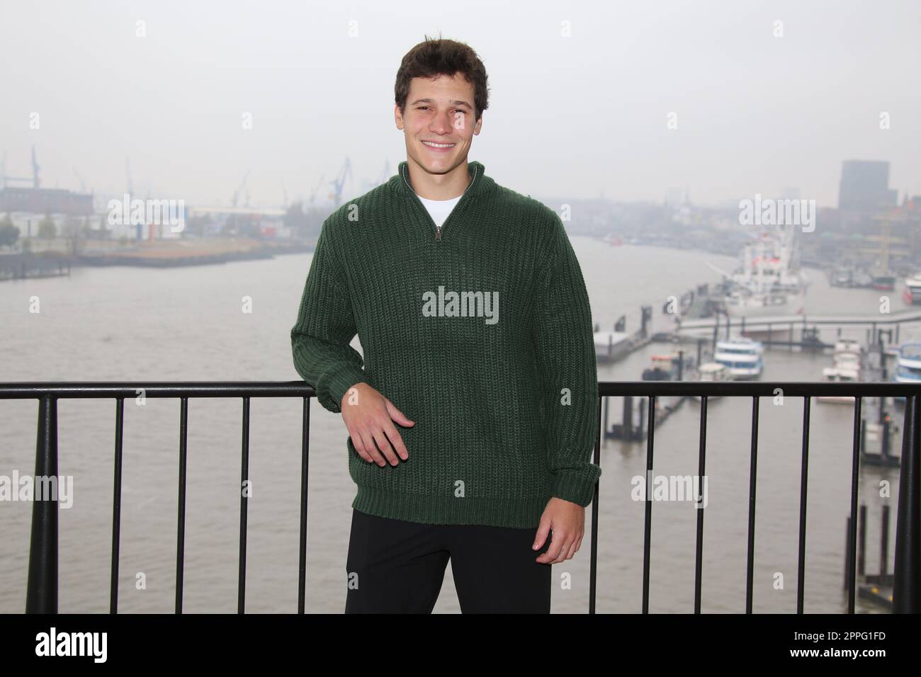 Wincent Weiss. Live Aid Pressekonferenz, PrÃ¤présentation des Hauptactes, Westin Hotel Elbphilharmonie Hamburg, 22.11.2022 Banque D'Images