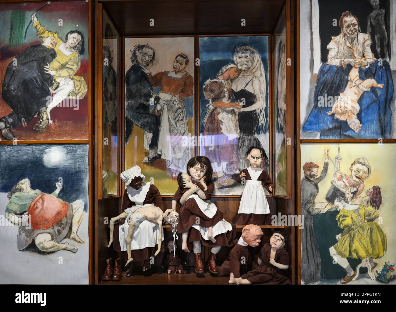 Oratorio de l'artiste portugaise Paula Rego Banque D'Images