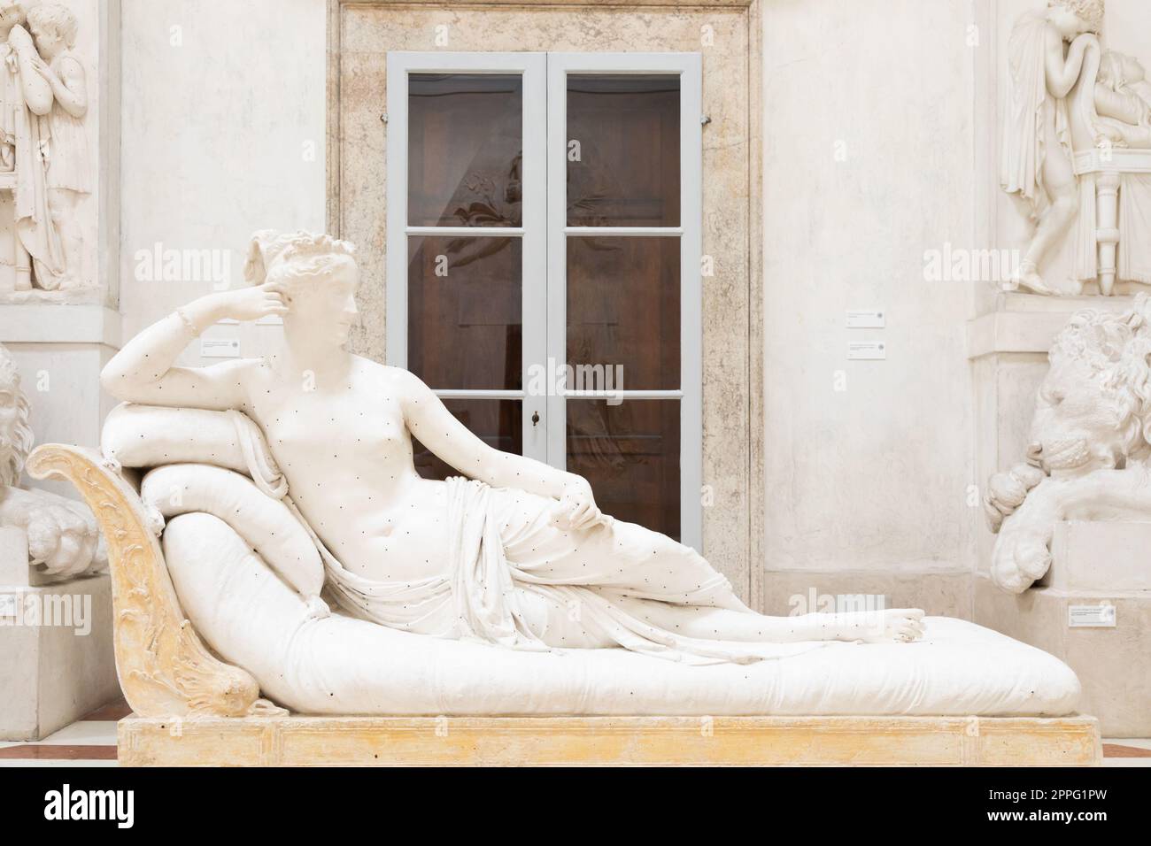 Pauline Borghese Bonaparte Vénus victorieuse, 1805 Banque D'Images