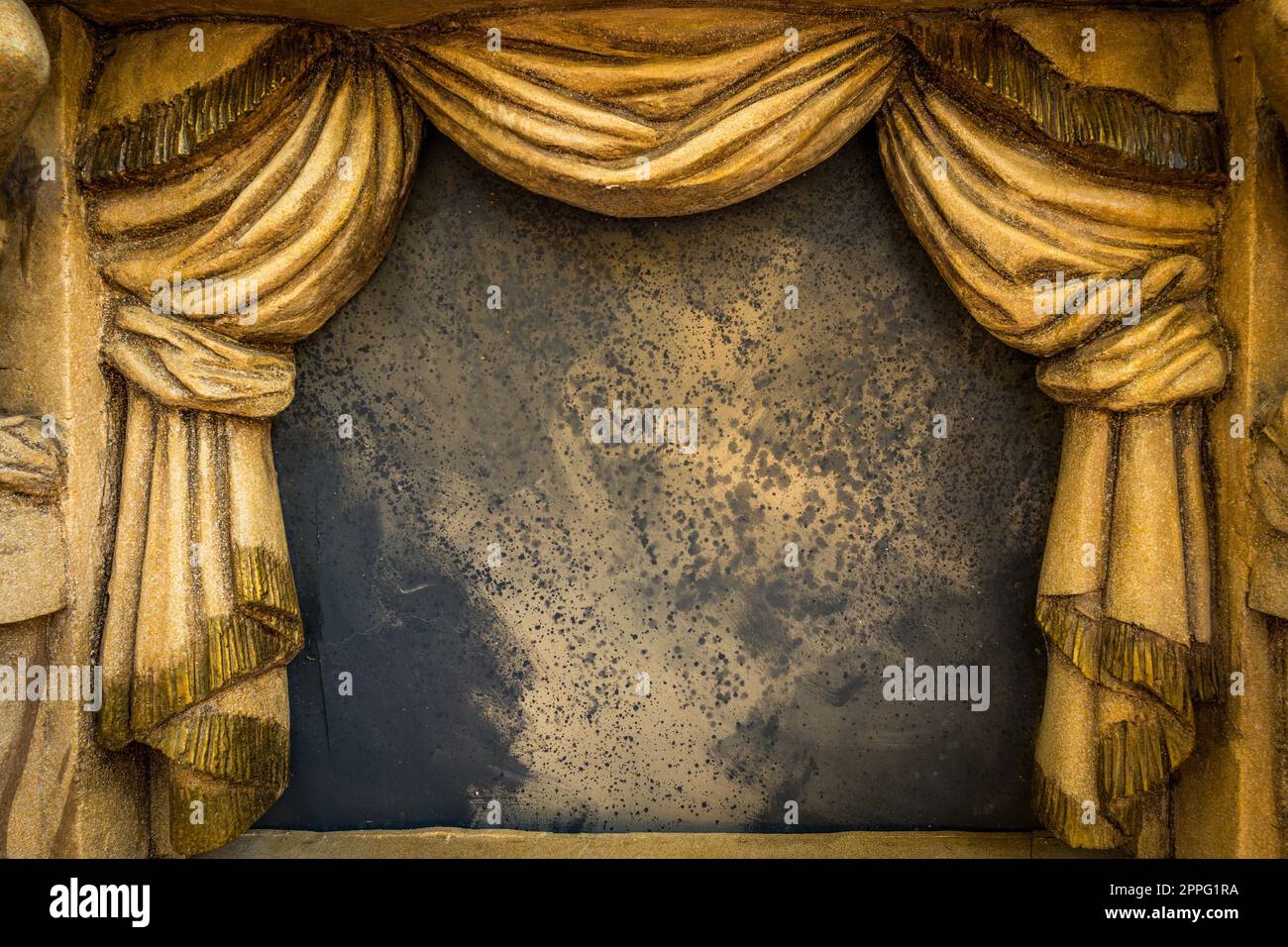 Arrière-plan vintage avec espace de copie. Tableau antique vierge - personne Banque D'Images