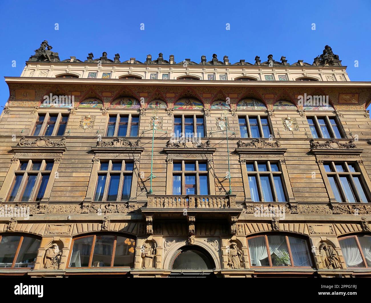 Hôtel Ambassador et casino sur la place Venceslas dans le centre-ville Banque D'Images