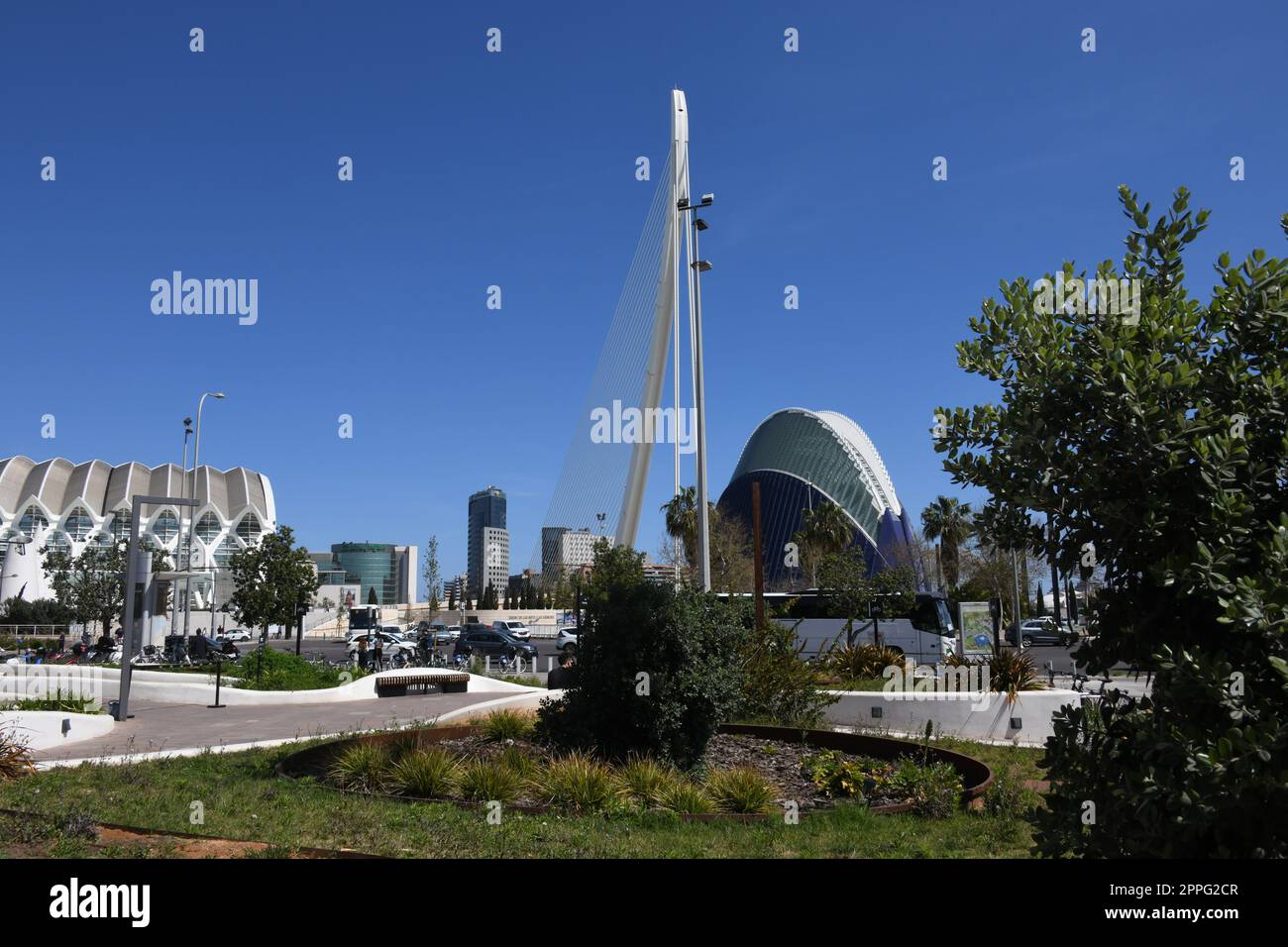 Vues sur la ville, façades de maisons de Valence, province de Valence, Espagne, mars 2023 Banque D'Images