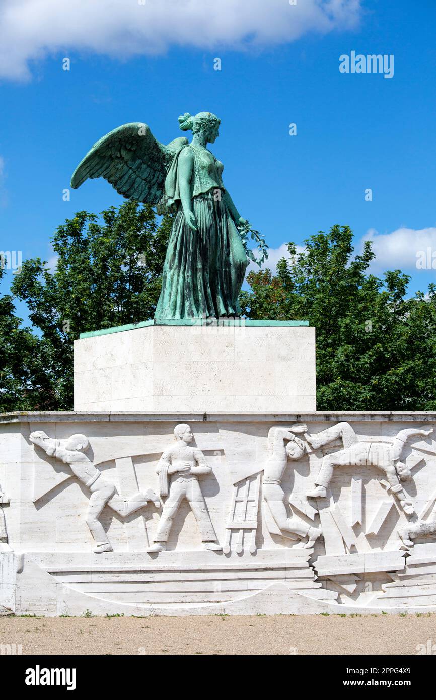 Monument maritime situé à Langelinie, marins dévoués qui ont perdu la vie pendant la première Guerre mondiale, Copenhague Danemark Banque D'Images