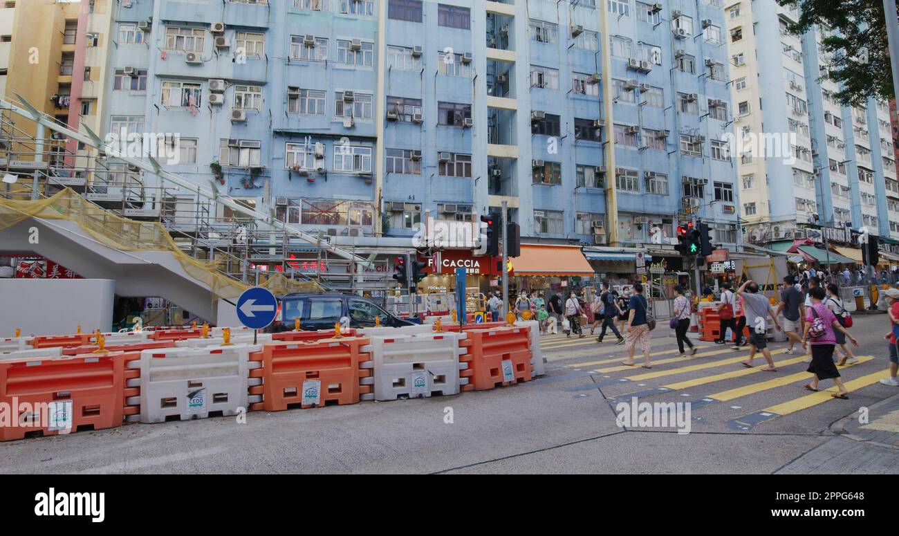 Kwun Tong, Hong Kong 27 mai 2021 : quartier résidentiel de Hong Kong Banque D'Images