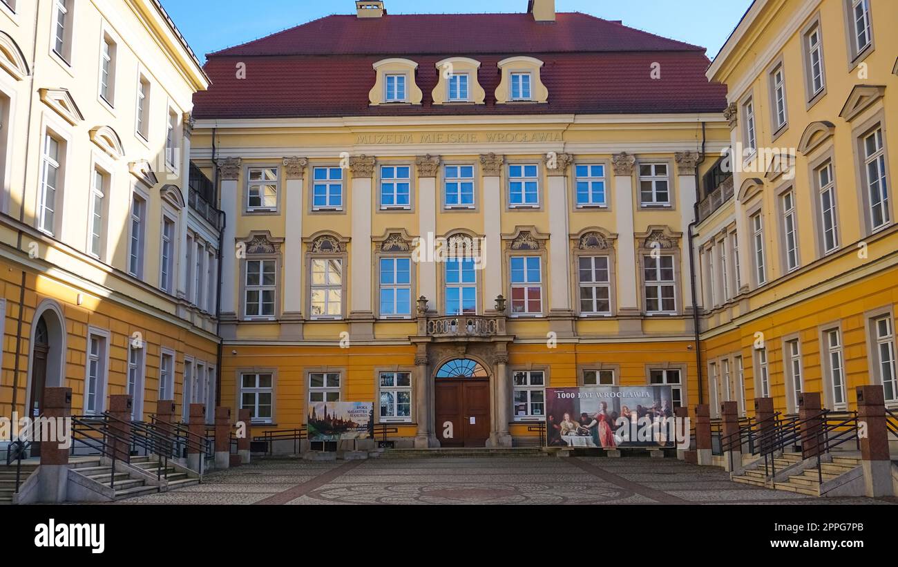 Musée de la ville de Wroclaw ancien Palais Royal - Wroclaw, Pologne Banque D'Images
