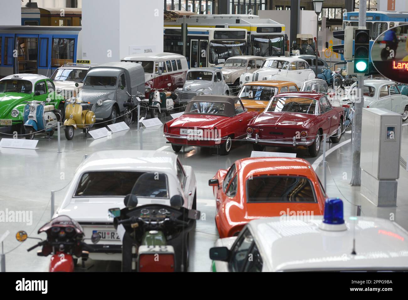 Verkehrszentrum des Deutschen Musées à MÃ¼nchen, Bayern, Deutschland - Centre de circulation du Deutsches Museum à Munich, Bavière, Allemagne Banque D'Images